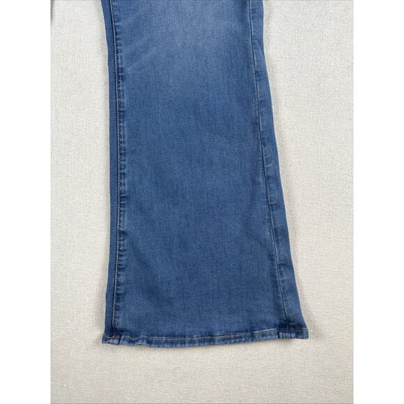 American Eagle Jeans Womens 12 Short AE Hipster Low Rise Boot Flare Stretch - Picture 4 of 14